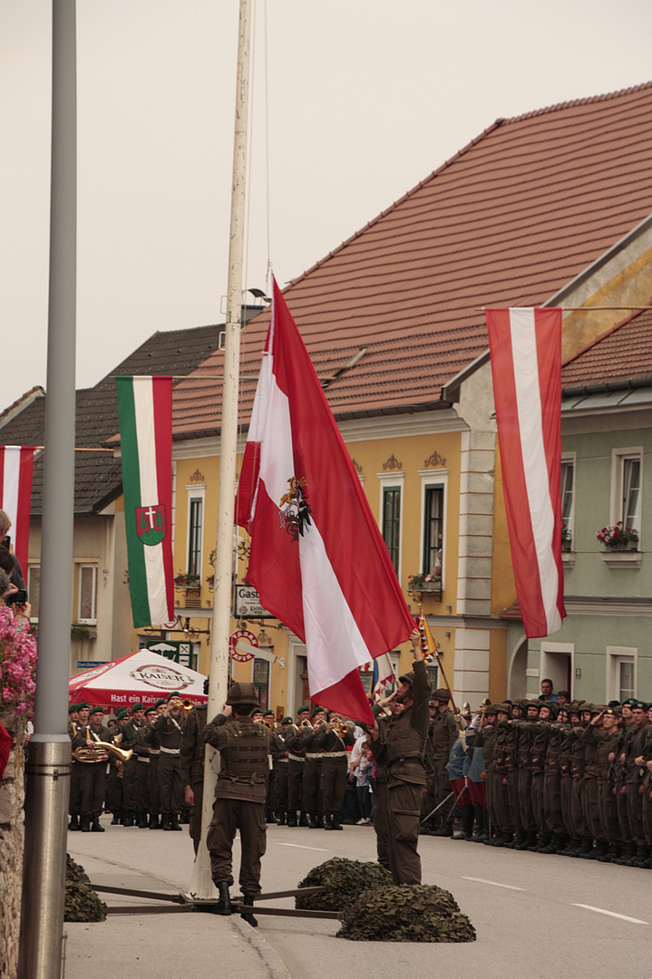 Flaggenparade