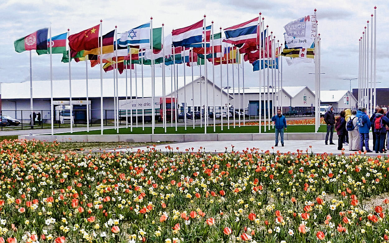 Flaggenwald auf der FLORIADE 2012