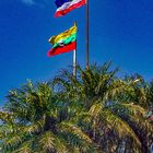 Flags on the borderline