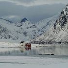 Flakstadøy im Winter