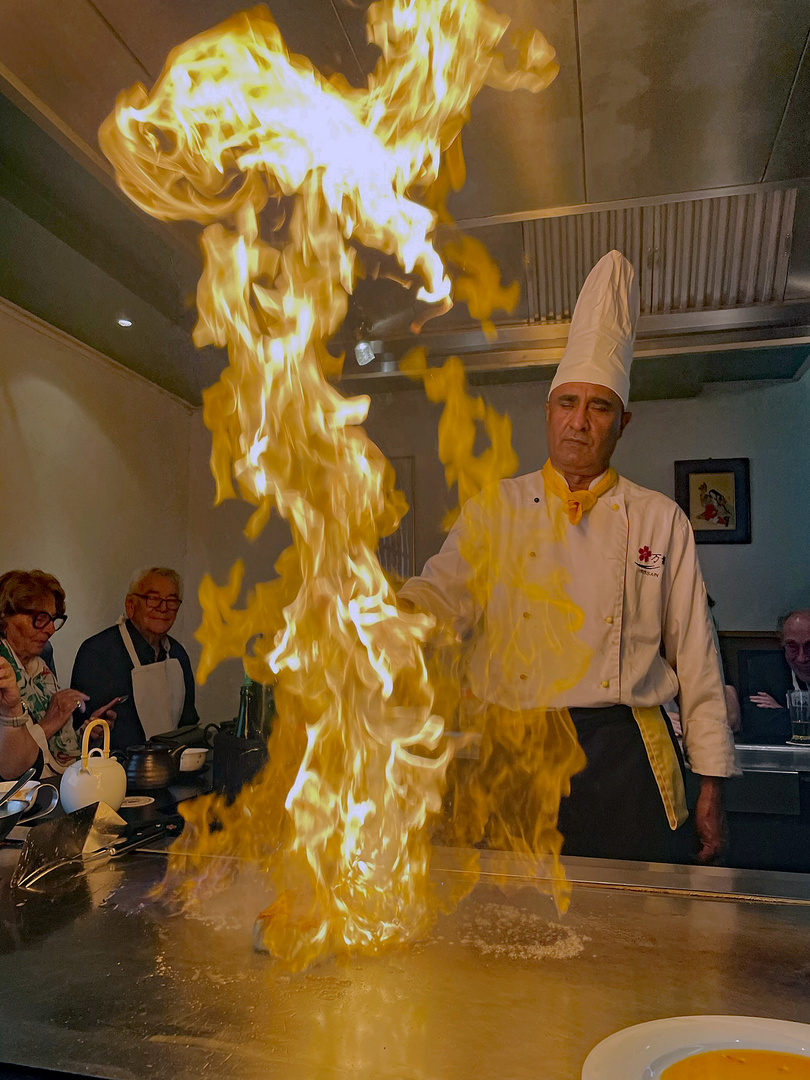 Flambieren ist jedesmal spektakulär