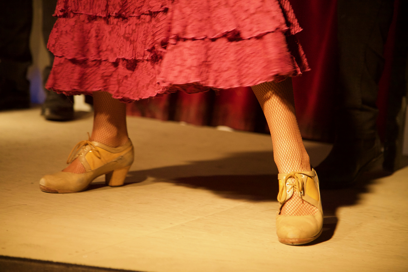 Flamenco: das linke Bein
