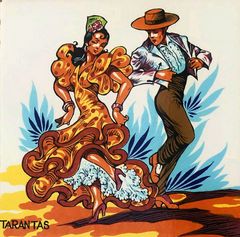 flamenco en azulejo
