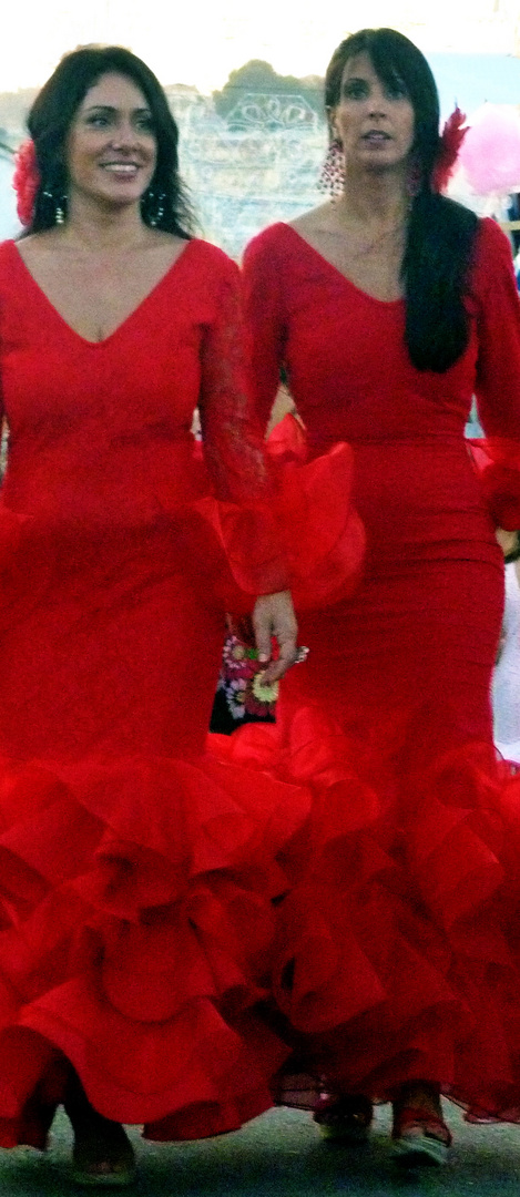 flamenco in red