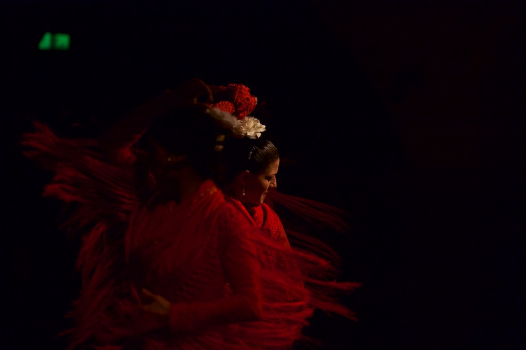 Flamenco Ladies in red