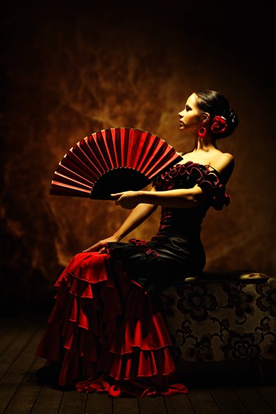 Flamenco Spanish Gypsy Girl