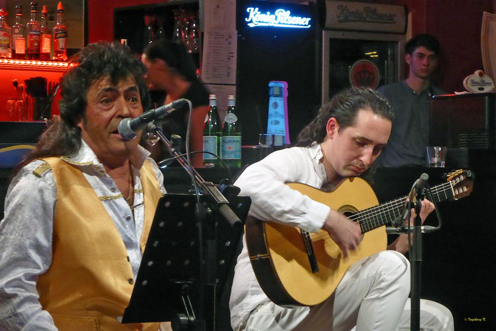 Flamencoabend im Börsencafé Neuss - Sänger-Gitarrenspieler