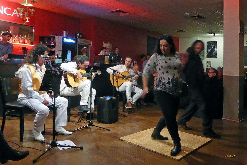 Flamencoabend im Börsencafé Neuss -Tänzerin