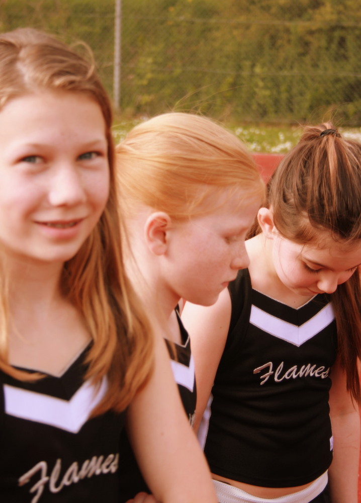 Flames PeeWee Cheerleader