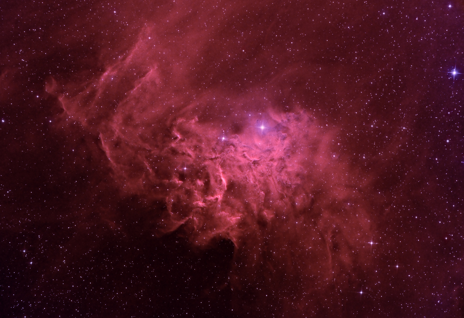 Flaming Star Nebula (IC405) Bicolor
