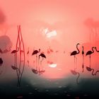 Flamingo art #1   AI
