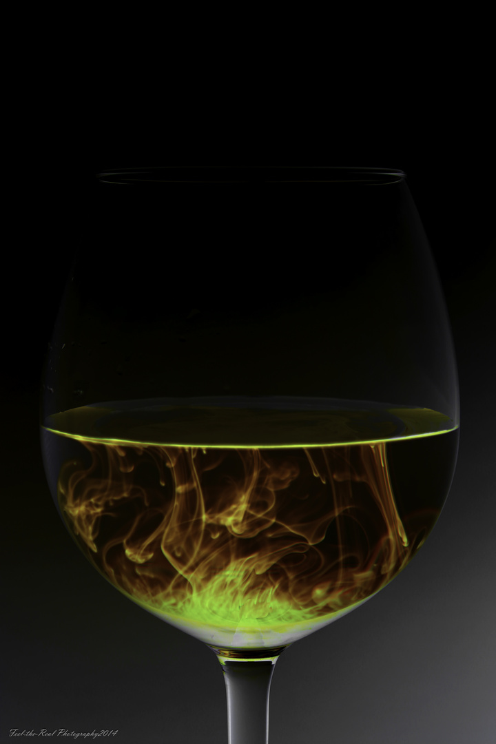Flammbiertes Glas