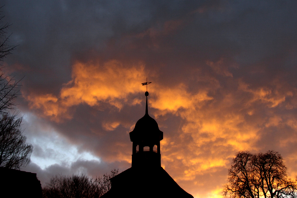 Flammender Himmel ...