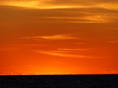 Flammenhimmel an der Ostsee