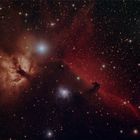 Flammennebel und Pferdekopfnebel im Sternbild Orion