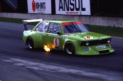 Flammenwerfer BMW 320 Turbo in der STT , hier in Zolder Belgien