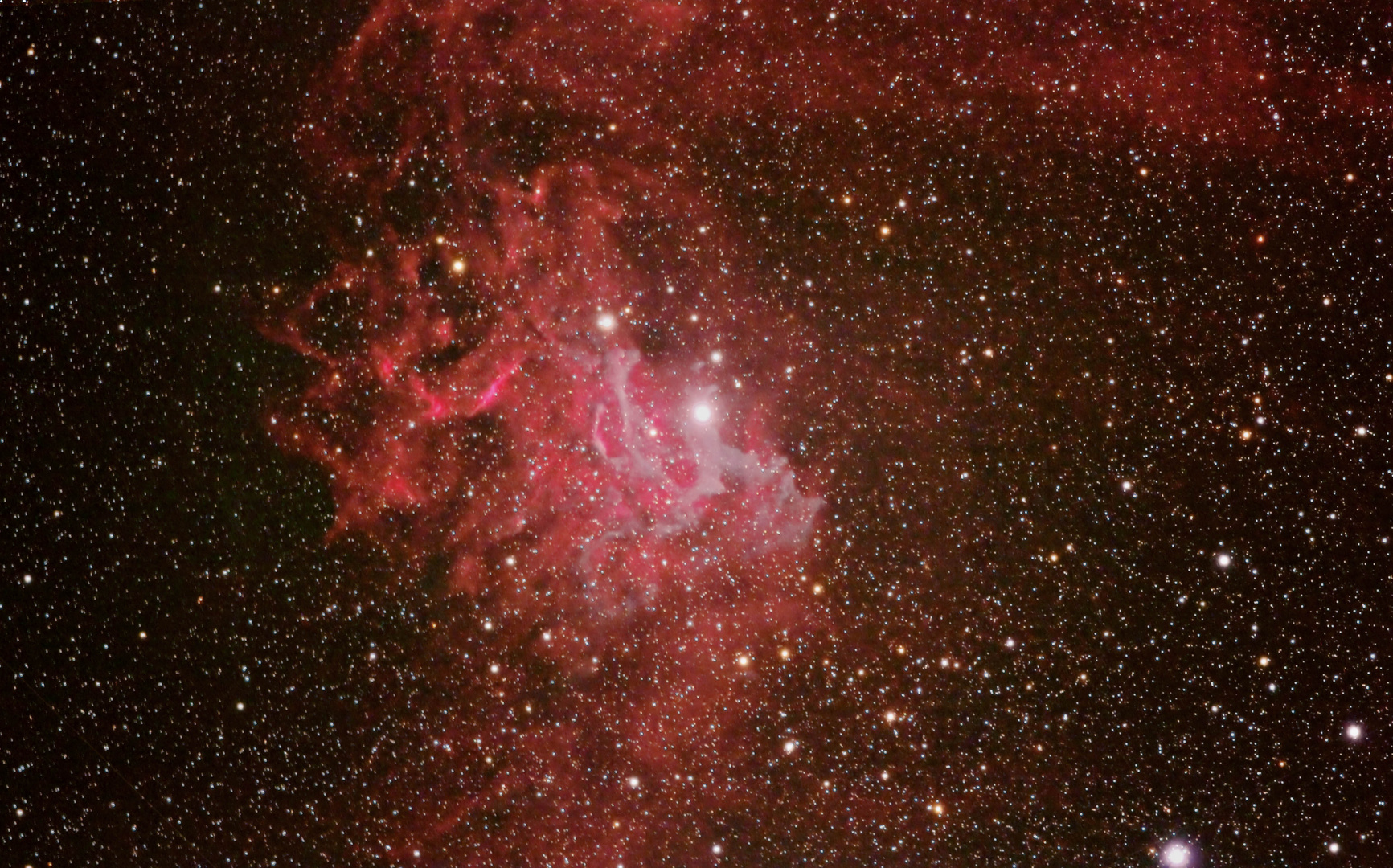 Flamming Star Nebula