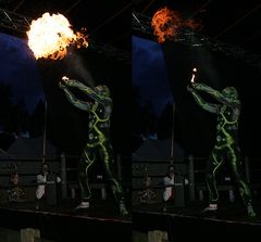 Flammist Performance II, Schlos Burg