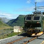 Flamsbahn am Bahnhof Myrdal