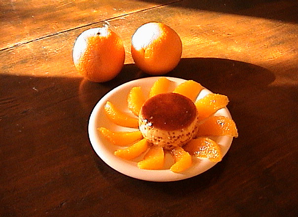 Flan de Naranja