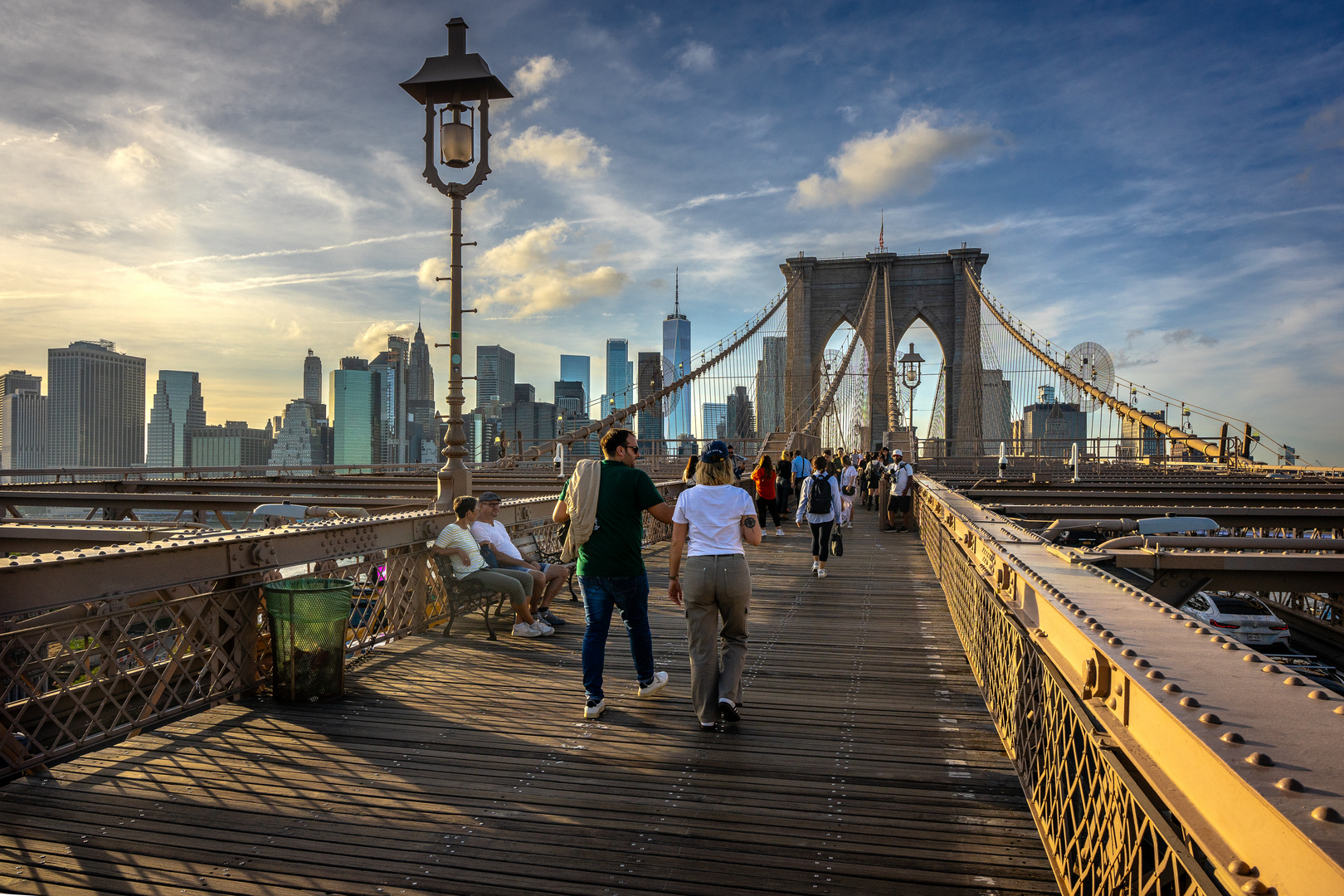 Flanieren auf der Brooklyn Bridge 