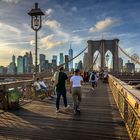 Flanieren auf der Brooklyn Bridge 