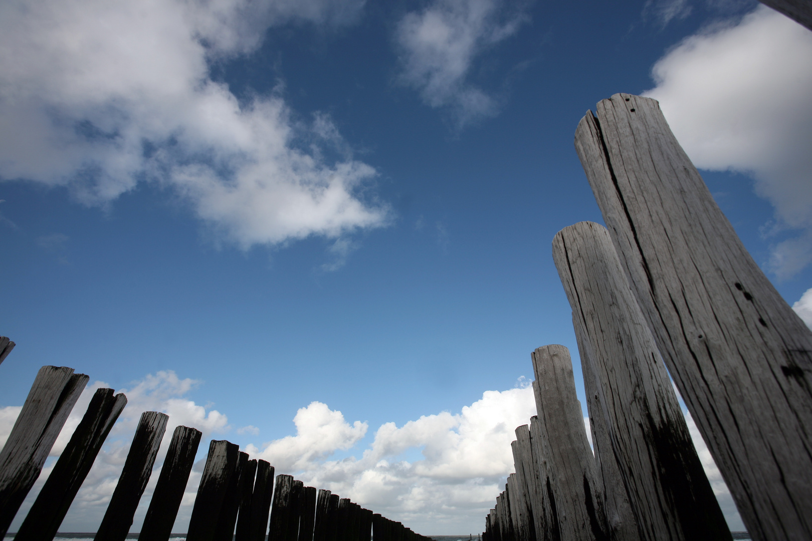 flankierter Himmel