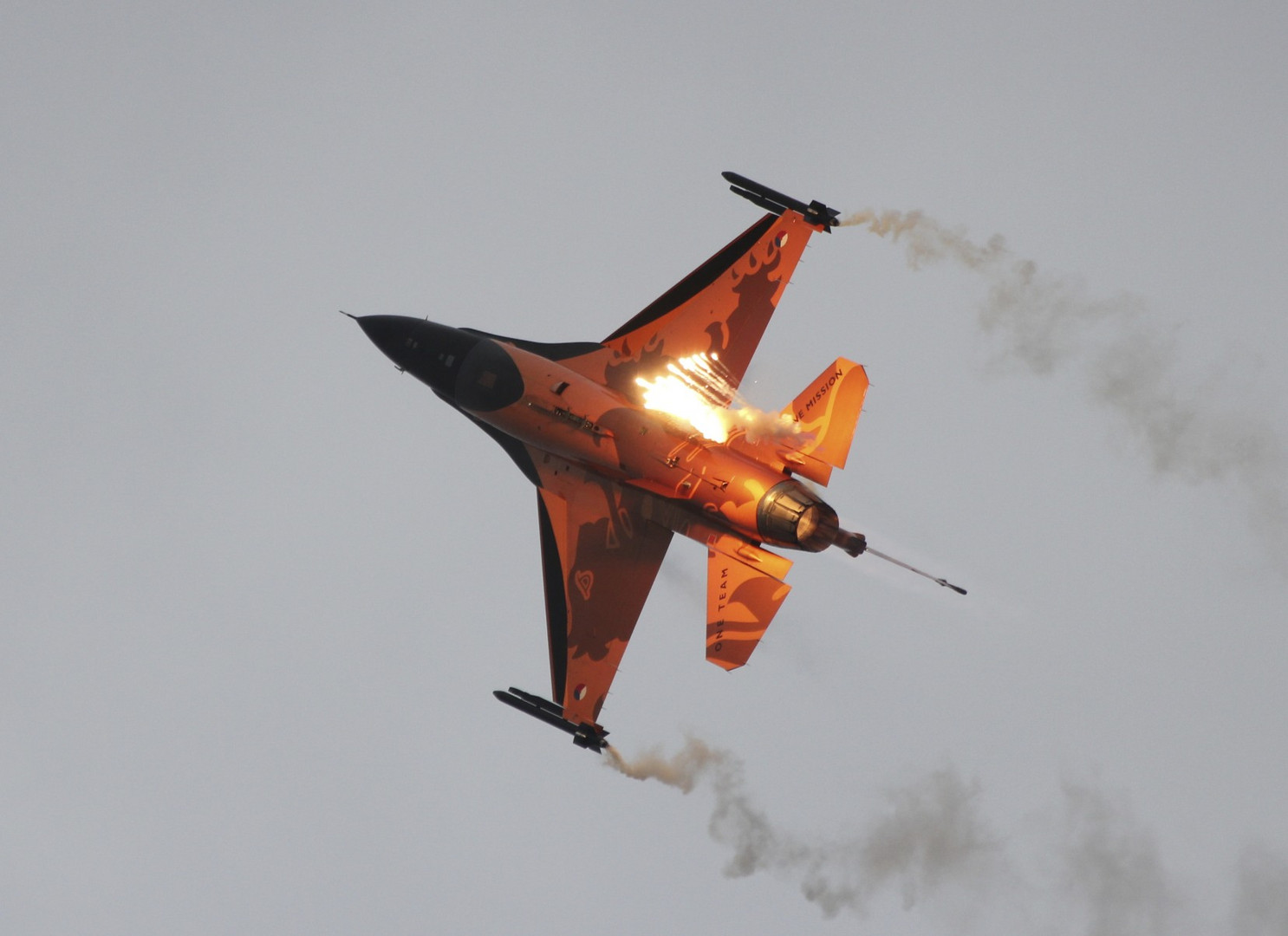 Flares over Leeuwarden