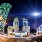 Flares over Potsdamer Platz