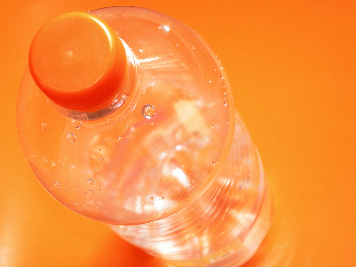 Flasche in Orange