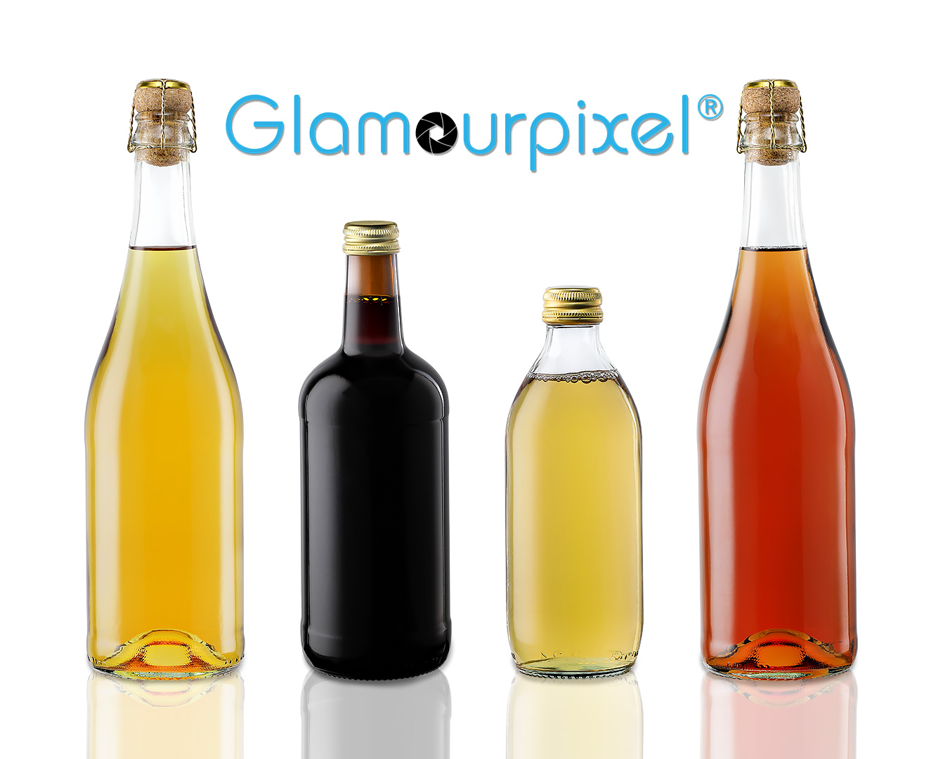 Flaschenfotografie-Glamourpixel-ohne-Etikett