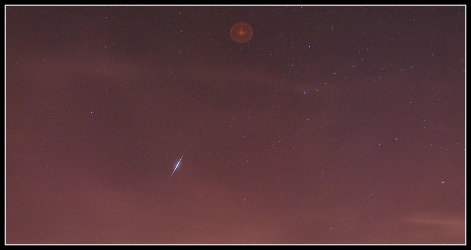 Flash iridium dans le ciel de novembre