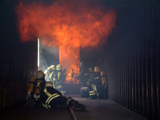 Flash-Over Container