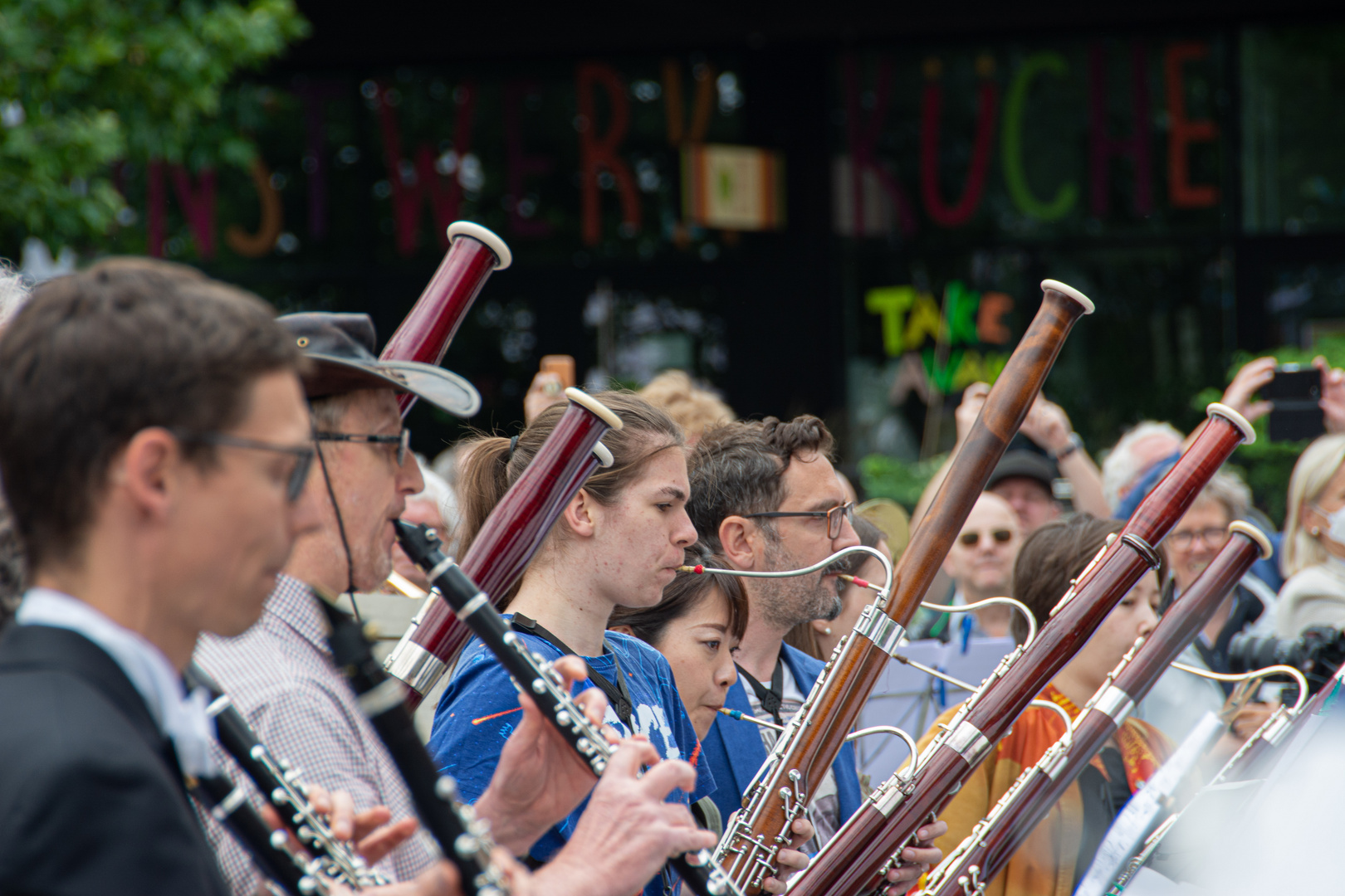 Flashmob auf dem Mariss-Jansons-Platz, München