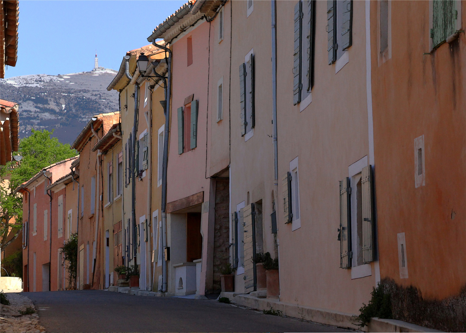 FLASSAN La rue de la Boissière Amont