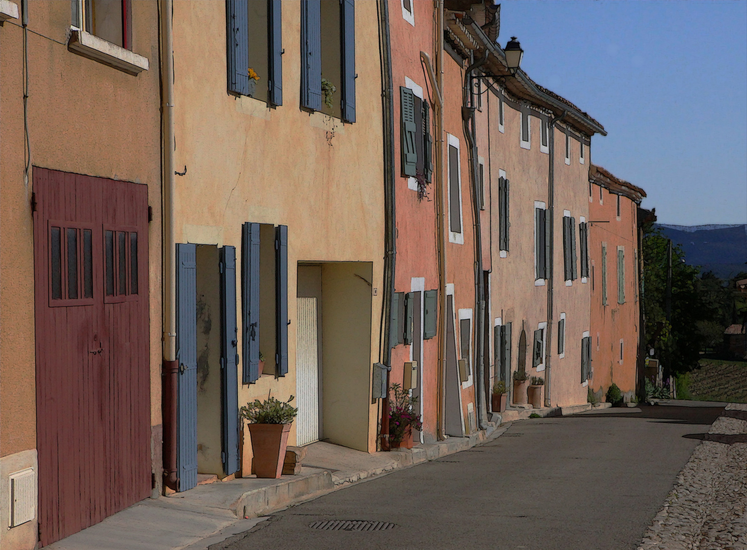 FLASSAN La Rue de la Boissière aval