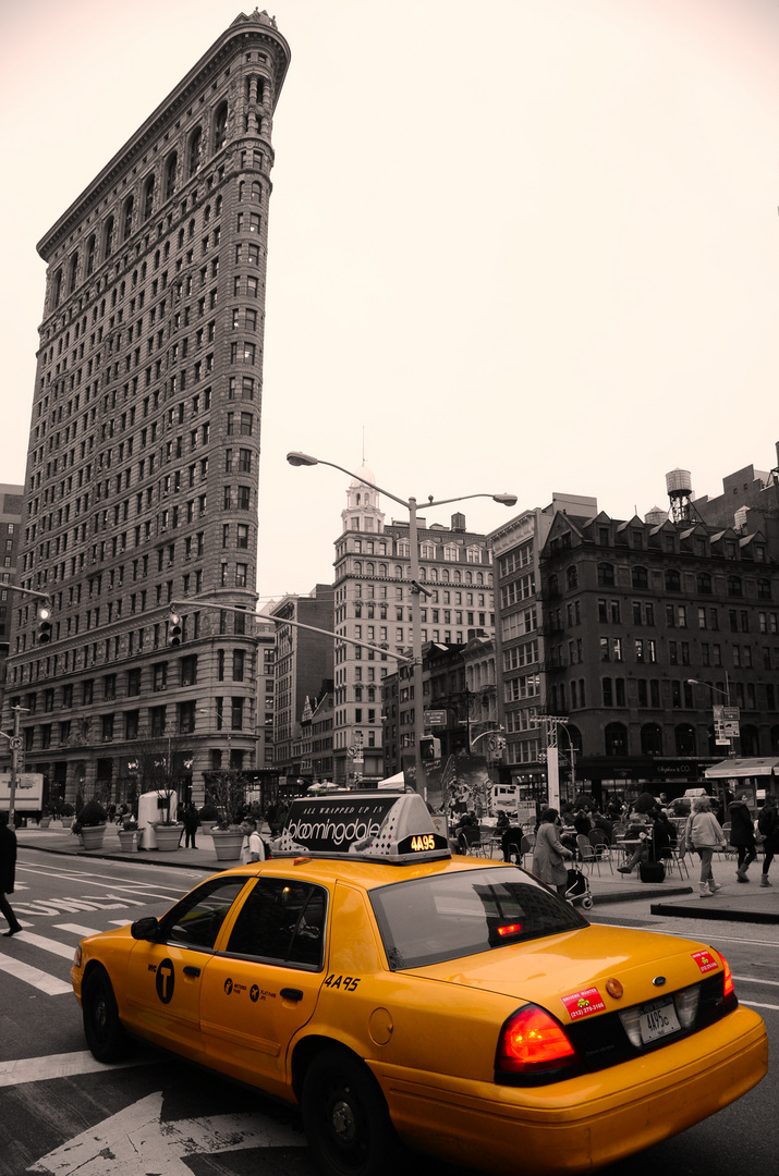 Flat Iron and Cab