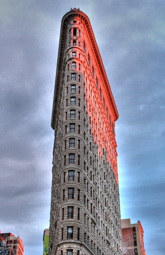 Flat Iron im Rest-Sonnenlicht