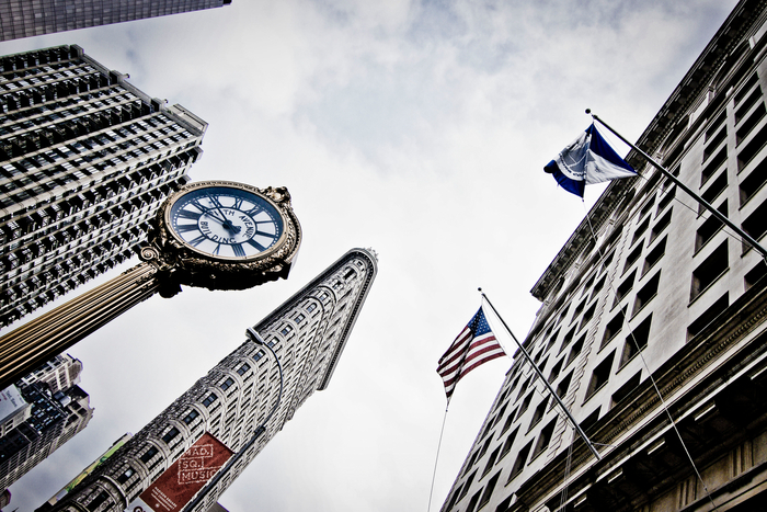 Flat Iron/Clock/Flags