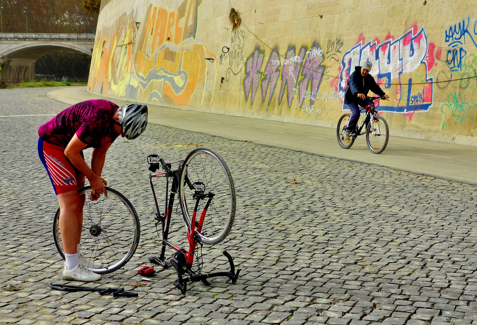 Flat Tyre. (Gomma a terra)