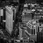 Flatiron Building - New York in b & w