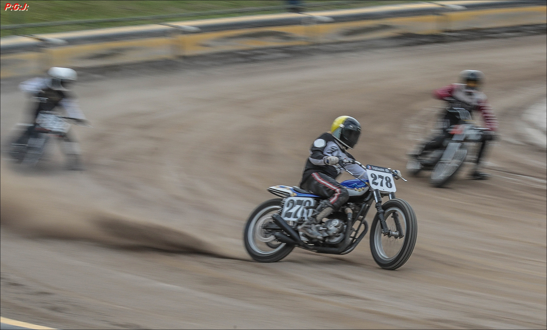 Flattrack Racer im Drift