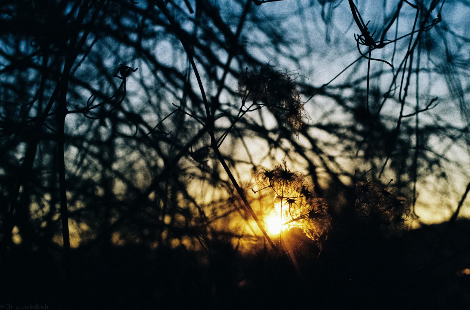 Flauschig Sonnenuntergang