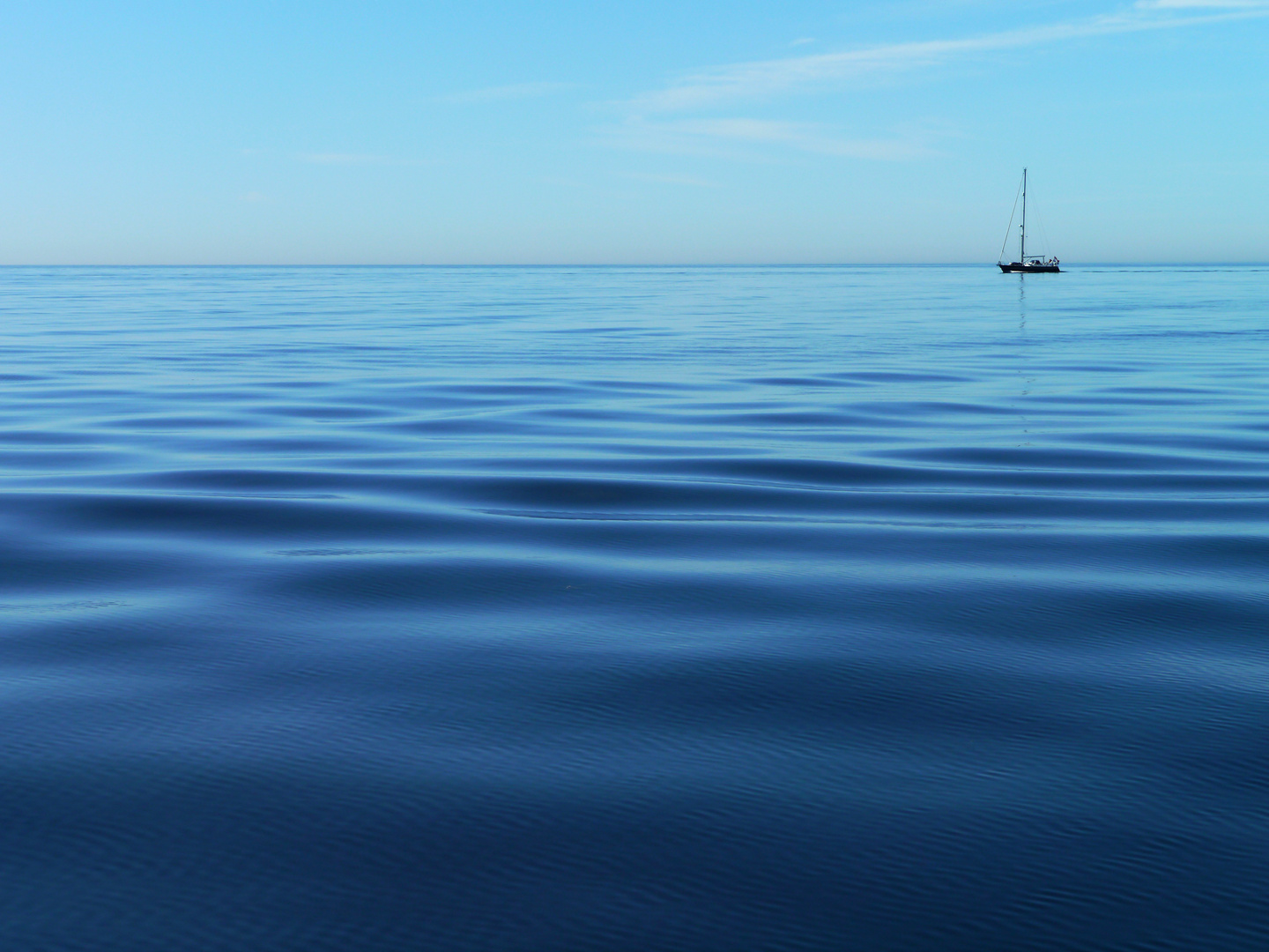 Flaute auf der Ostsee