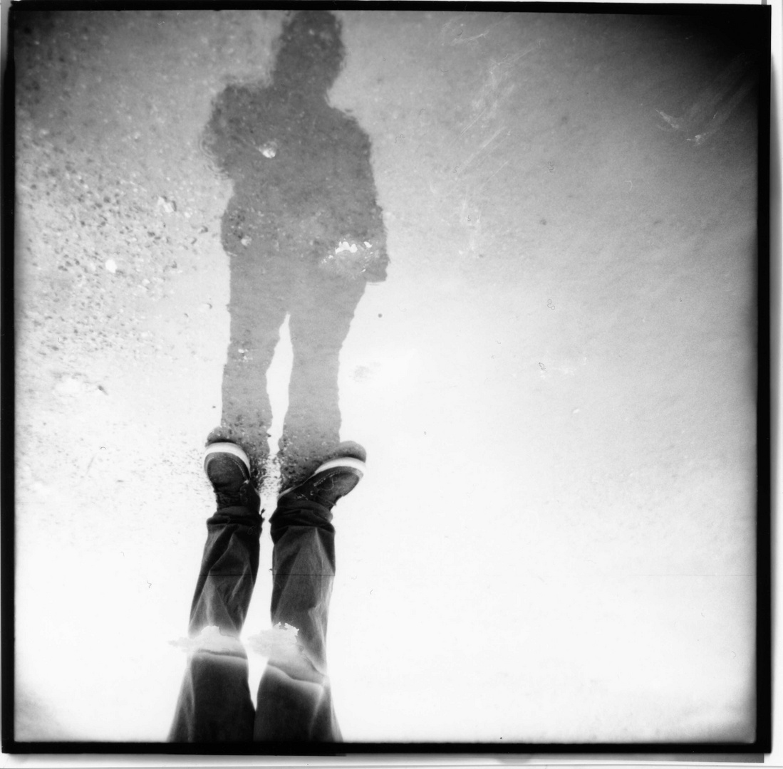 flawed reflection II: Holga Print on PE