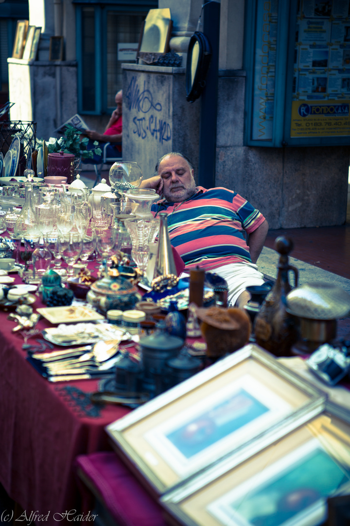 Flea market - Oneglia - Imperia - Italy