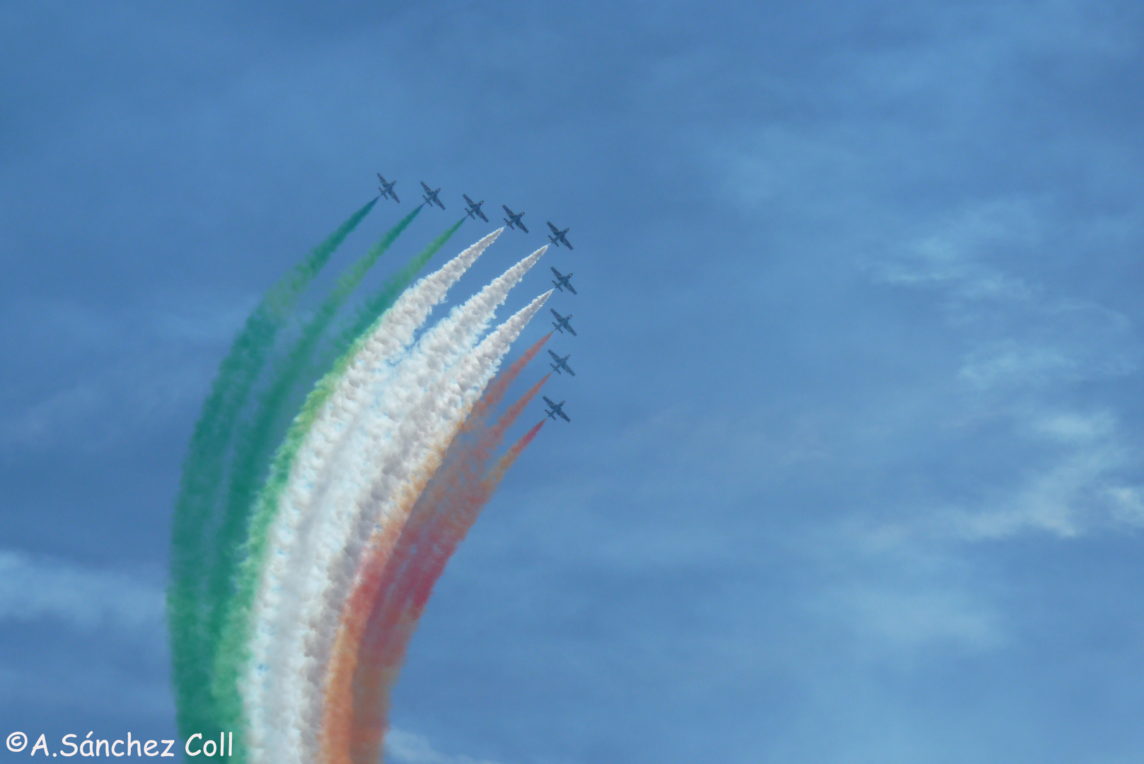 Flecce Tricolori en Santiago de la Ribera - Murcia