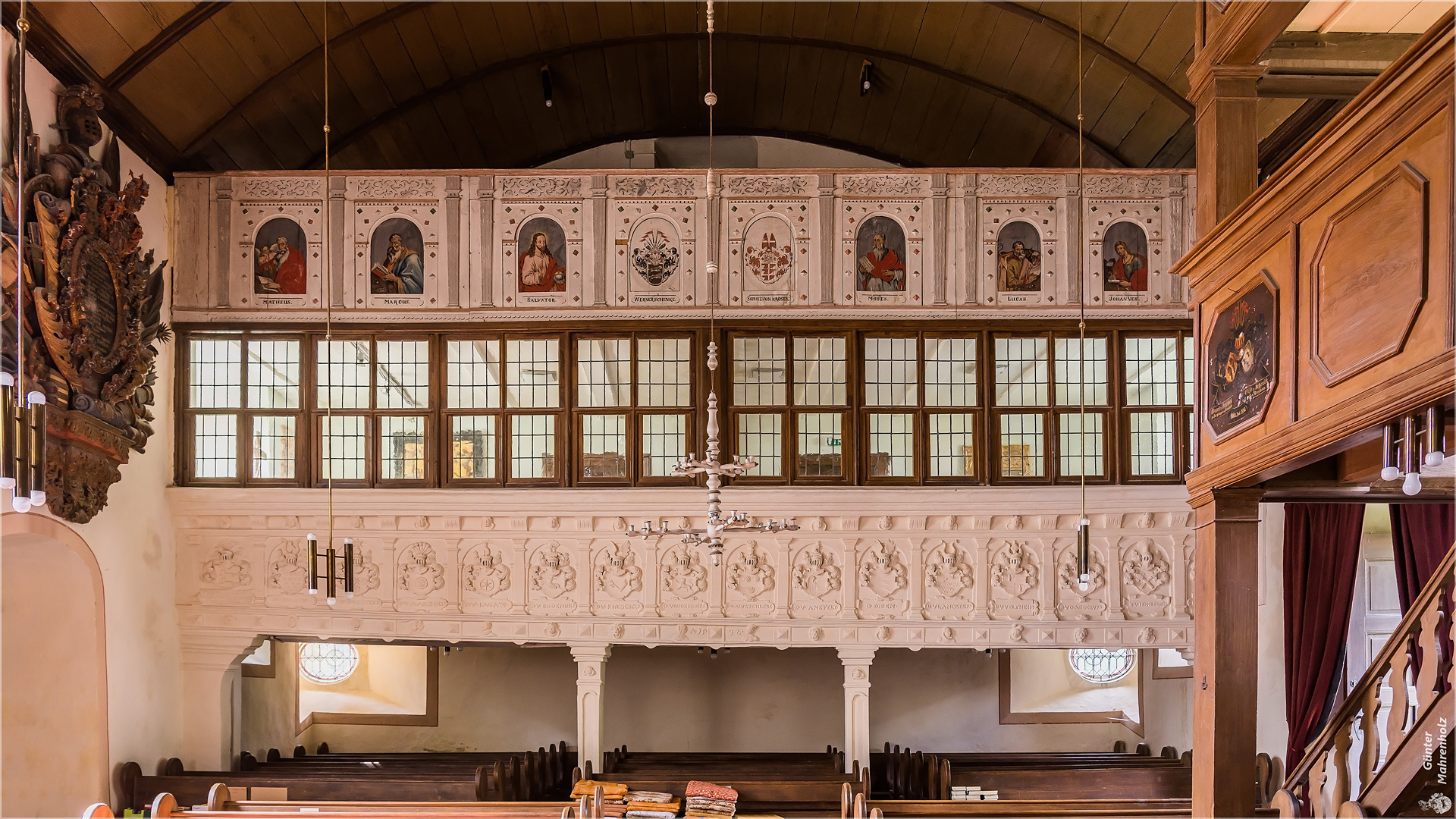 Flechtingen, Herrschaftsempore in der Patronatskirche