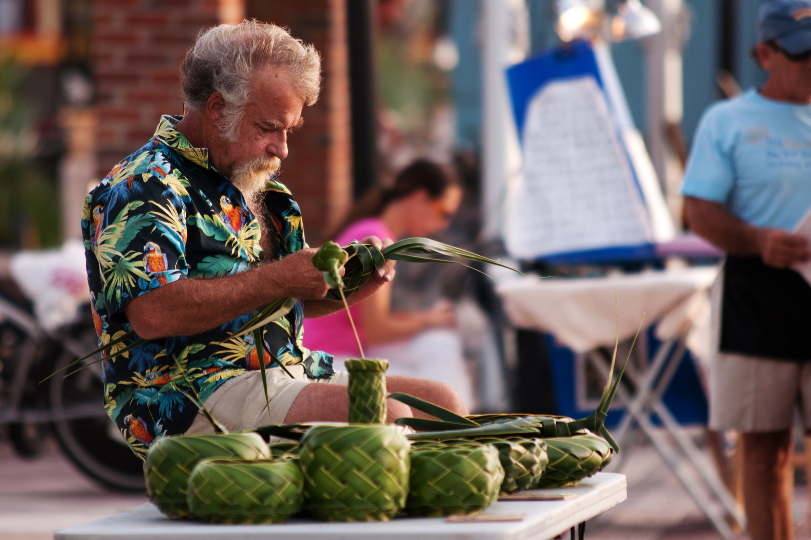 Flechtkunst in Key West