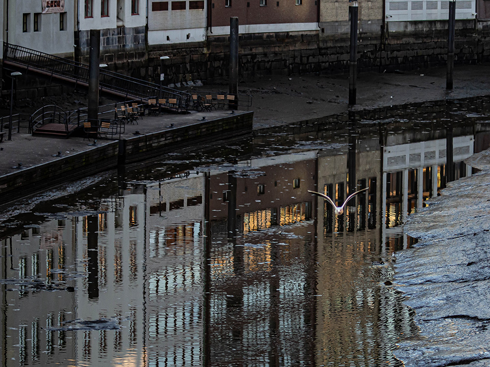 Fleet hat wenig Wasser-Spiegeltag